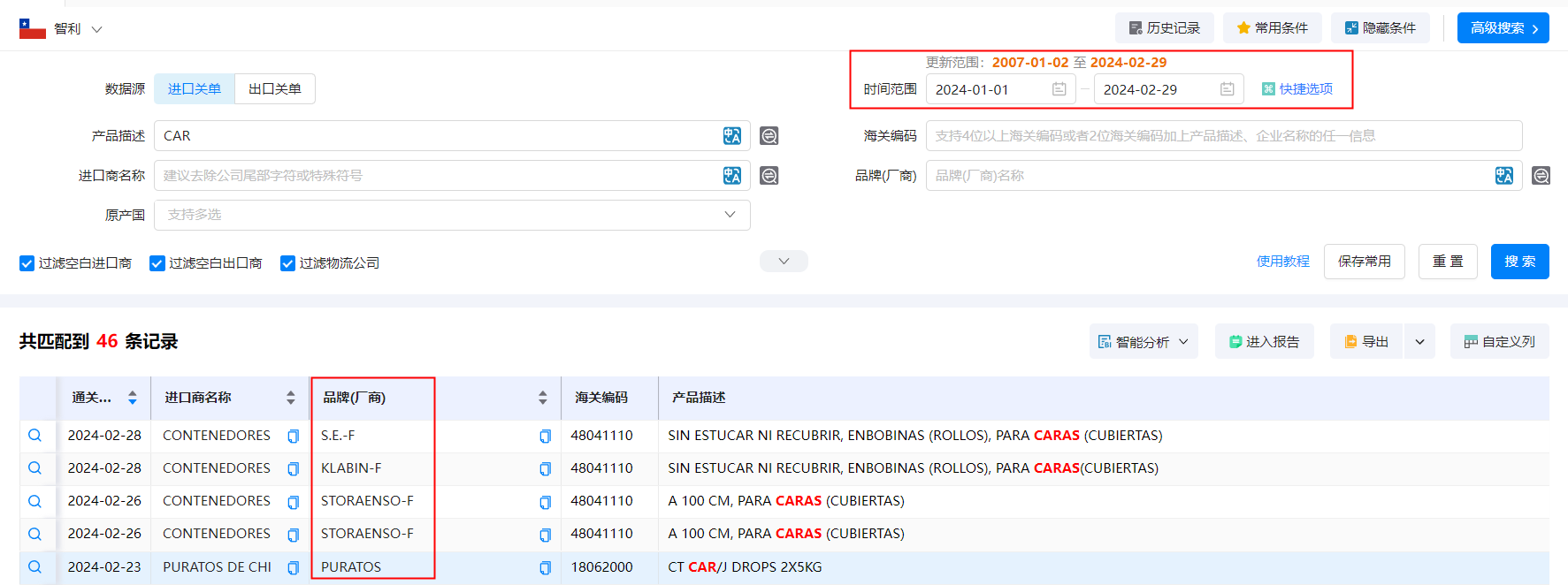 海关贸易数据,智利海关贸易数据,金年会诚信至上智利海关贸易数据