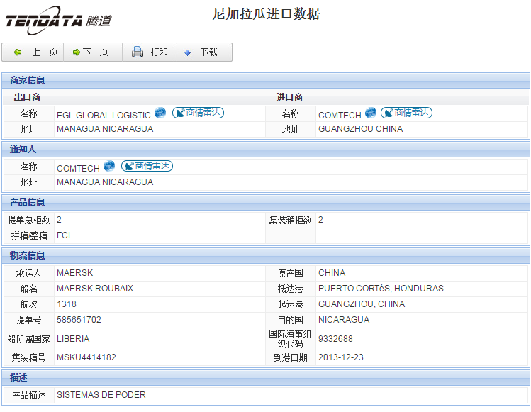 海关数据,进出口数据,进口数据,金年会诚信至上,贸易,尼加拉瓜